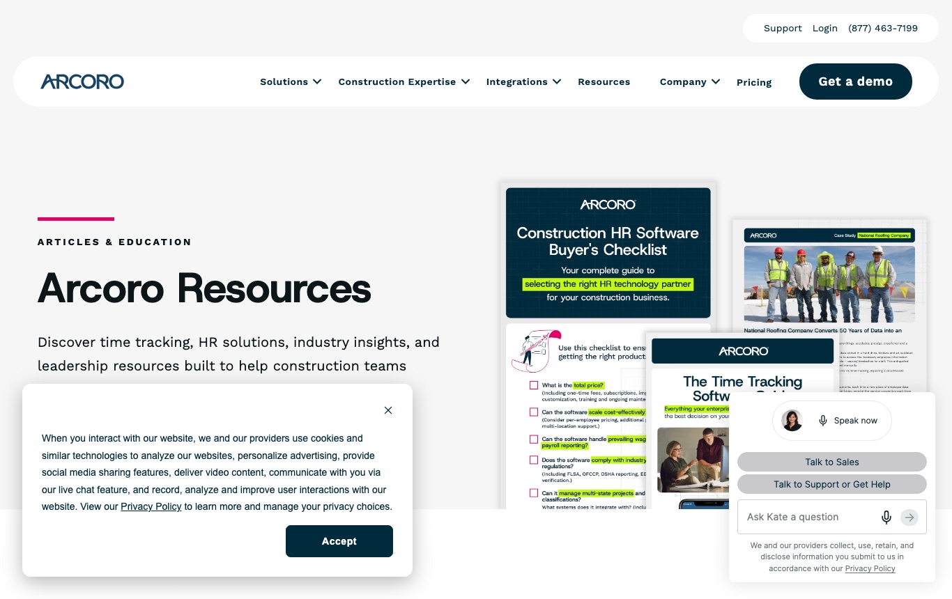 The resource center, now under the Arcoro brand