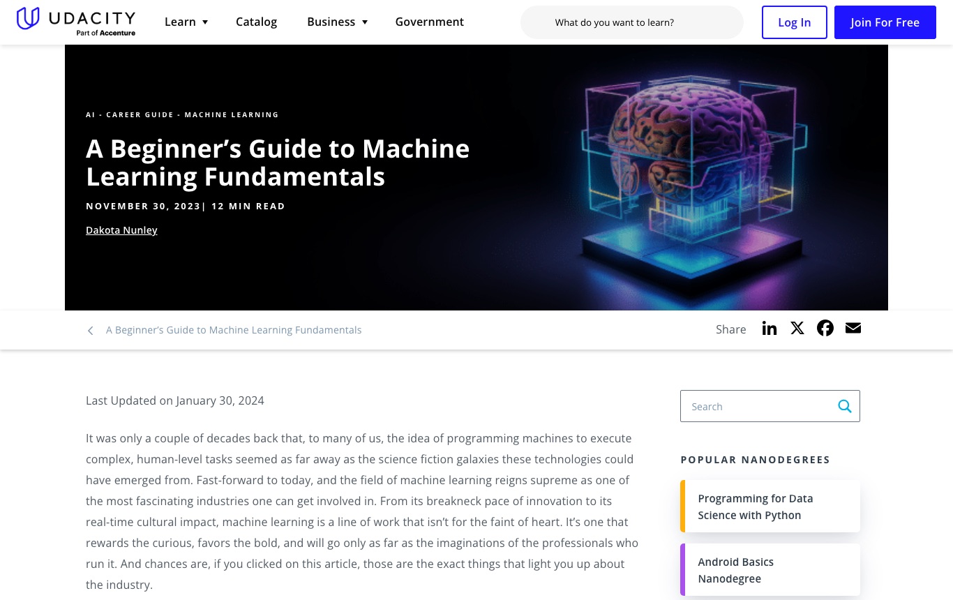Machine-learning guide published under Dakota's byline