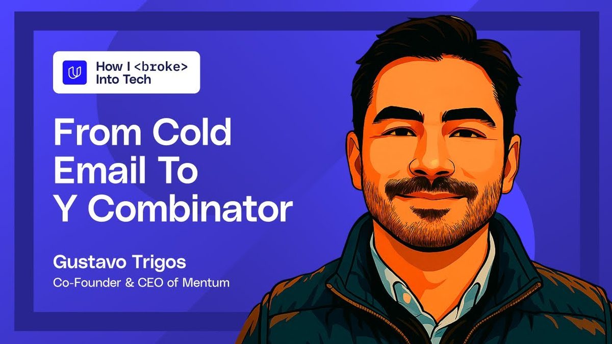 How I Broke Into Tech episode with Gustavo Trigos