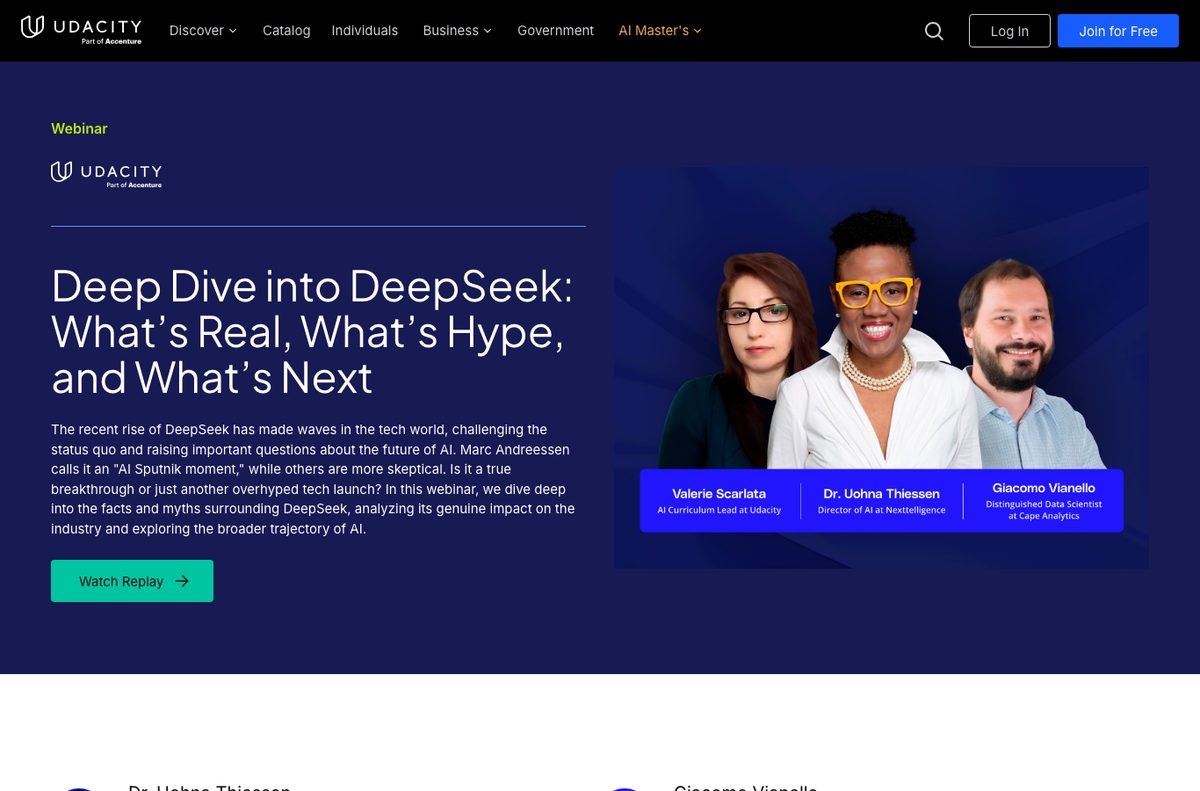 Deep Dive into DeepSeek webinar