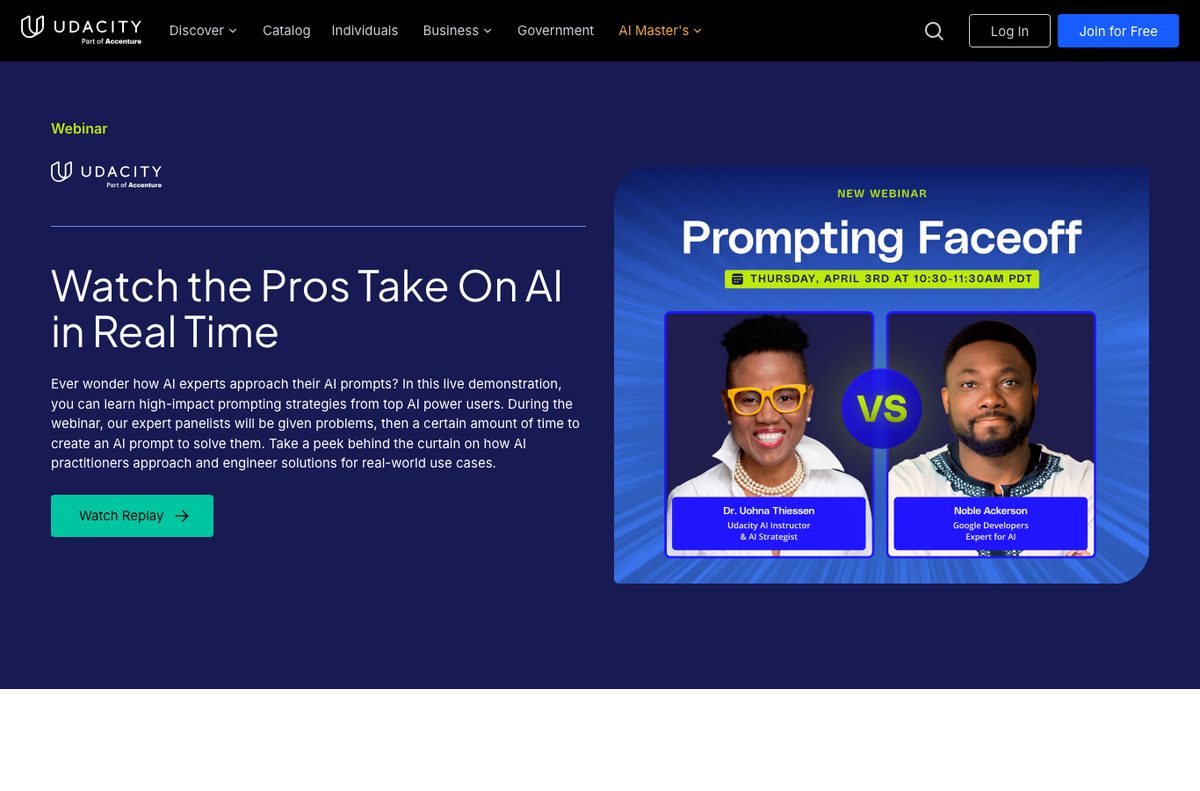 AI Prompting Faceoff webinar